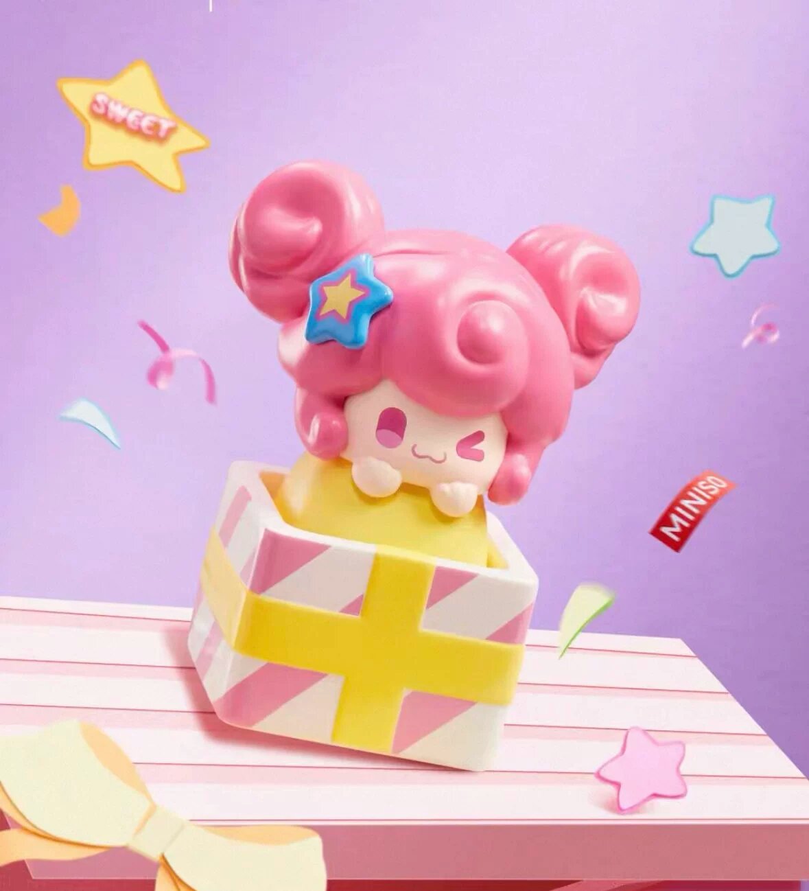 Брелок-сюрприз Miniso x Honor of Kings Серия Canyon Celebration Брелок для снятия стресса для Сяо Цяо