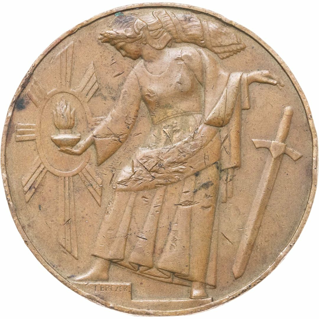 Медаль "Десятая годовщина обретения свободы 1918-1928"