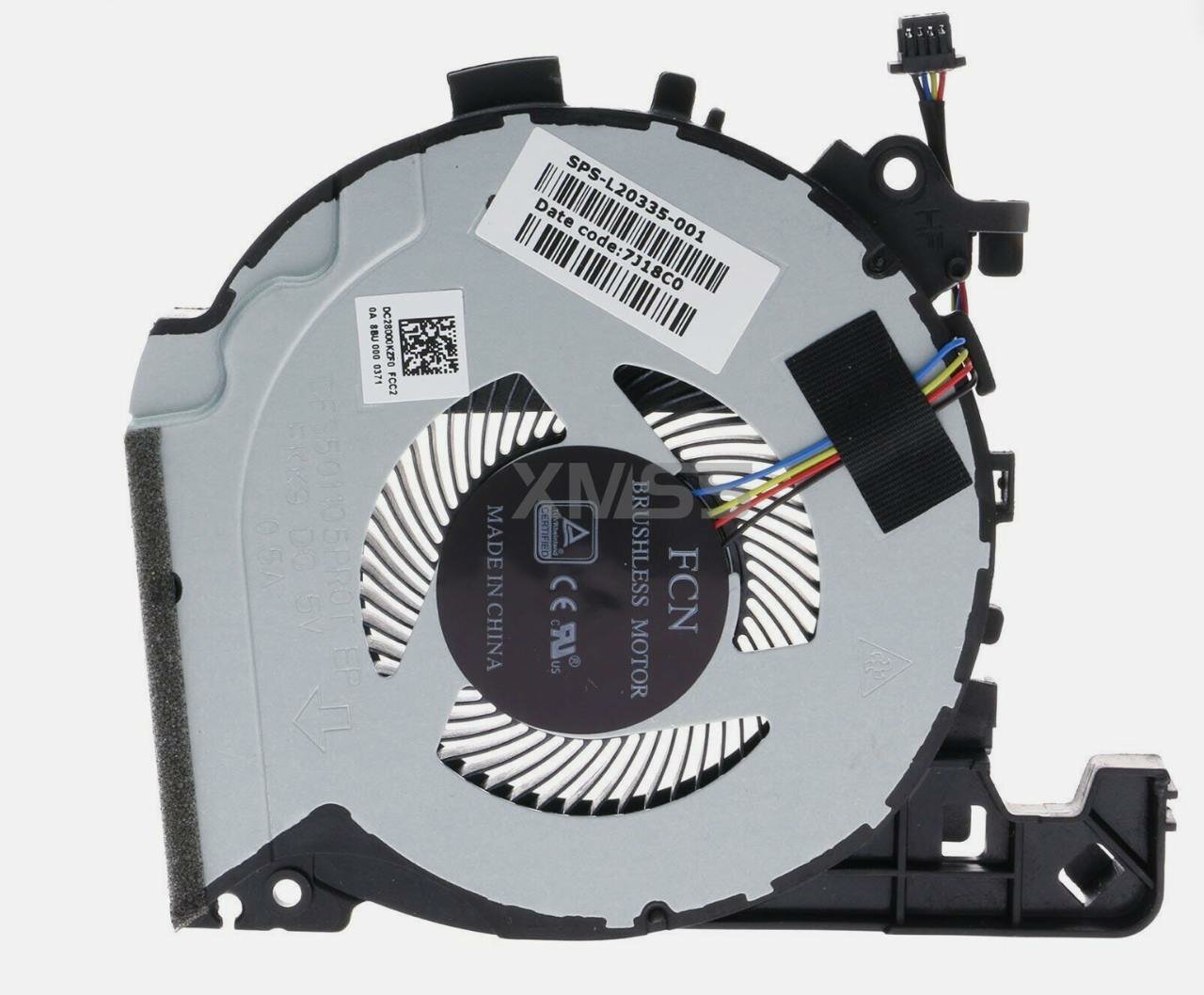 Вентилятор, кулер HP Pavilion 15-CX, L20335-001 (для процессора (CPU)