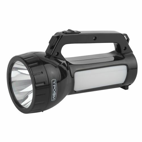 Фонарь-прожектор аккумуляторный PA-504 SMD LED 1Вт боков. светильник 24 SMD LED 2 режима 4 Трофи Б0042439