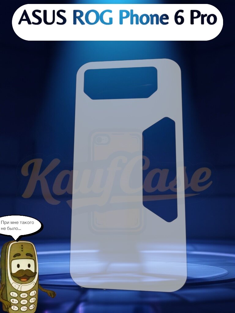 Защитная пленка на корпус, заднюю часть смартфона для Asus ROG Phone 6 Pro / 6D Ultimate (6.78"), . На заднюю поверхность