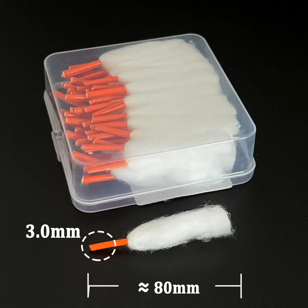 Хлопковые нити белые 3.0mm DL 1Heads RD