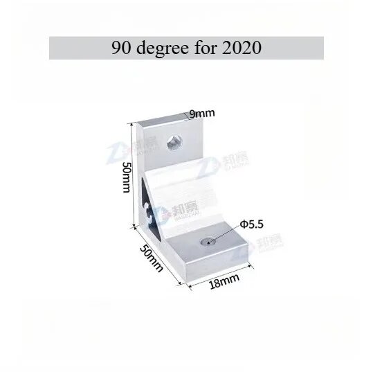 Угловой шарнир для алюминиевого профиля 90 градусов 90 degree for 2020