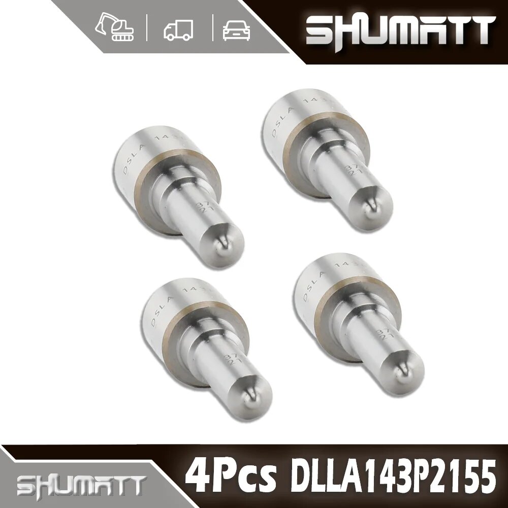 Shumatt 4 шт. DLLA143P2155 Форсунка дизельного топлива серии 120 0433172155 Для инжектора 0445120161 0445120204 Китай сделано новый