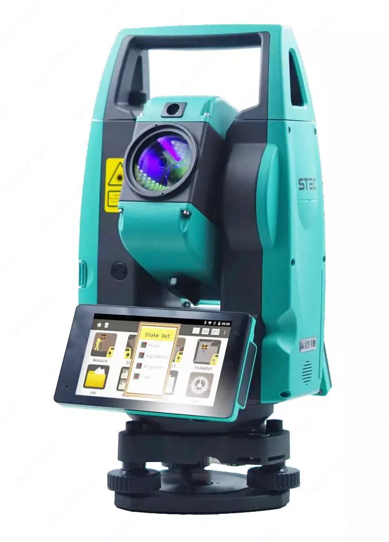 Тахеометр STEC "AXIS 9", Bluetooth, Wi-F, точность ±3 мм, время измерения 0,3 сек