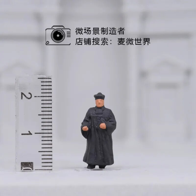 Миниатюрная фигурка пастора FanMoEpoch, черный, I(1 87)