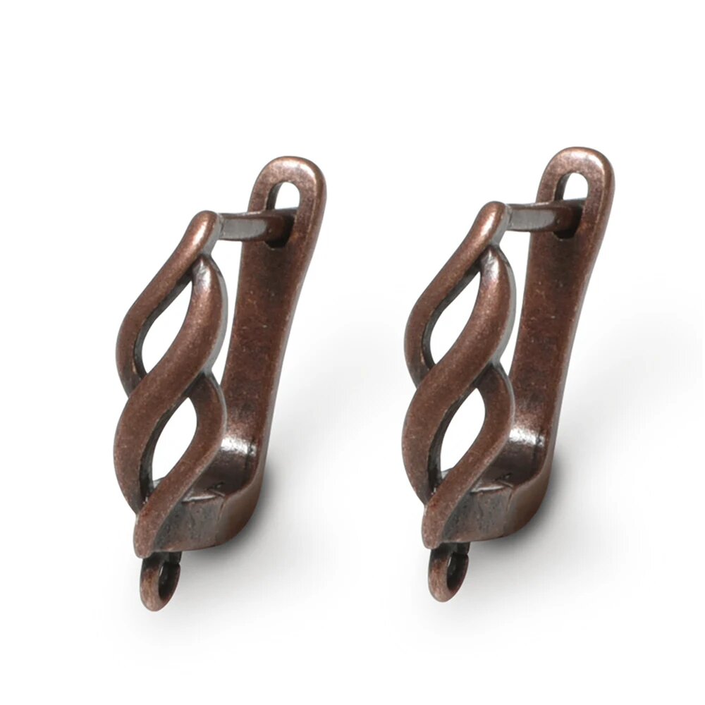 Крючки для сережек YANASI, 6 цветов Коричневый, Красный, Red Bronze