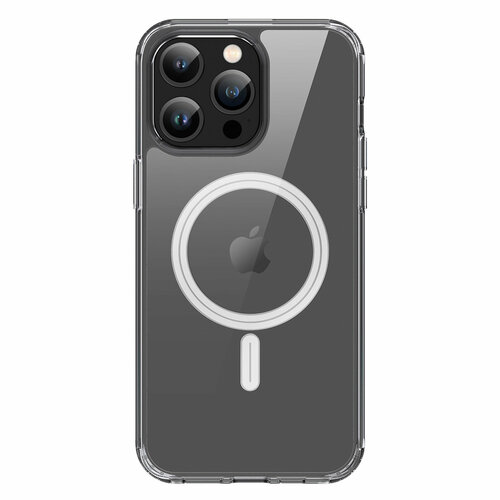 фото Усиленный прозрачный чехол с поддержкой magsafe от dux ducis для iphone 15 pro, серия clin mag series case
