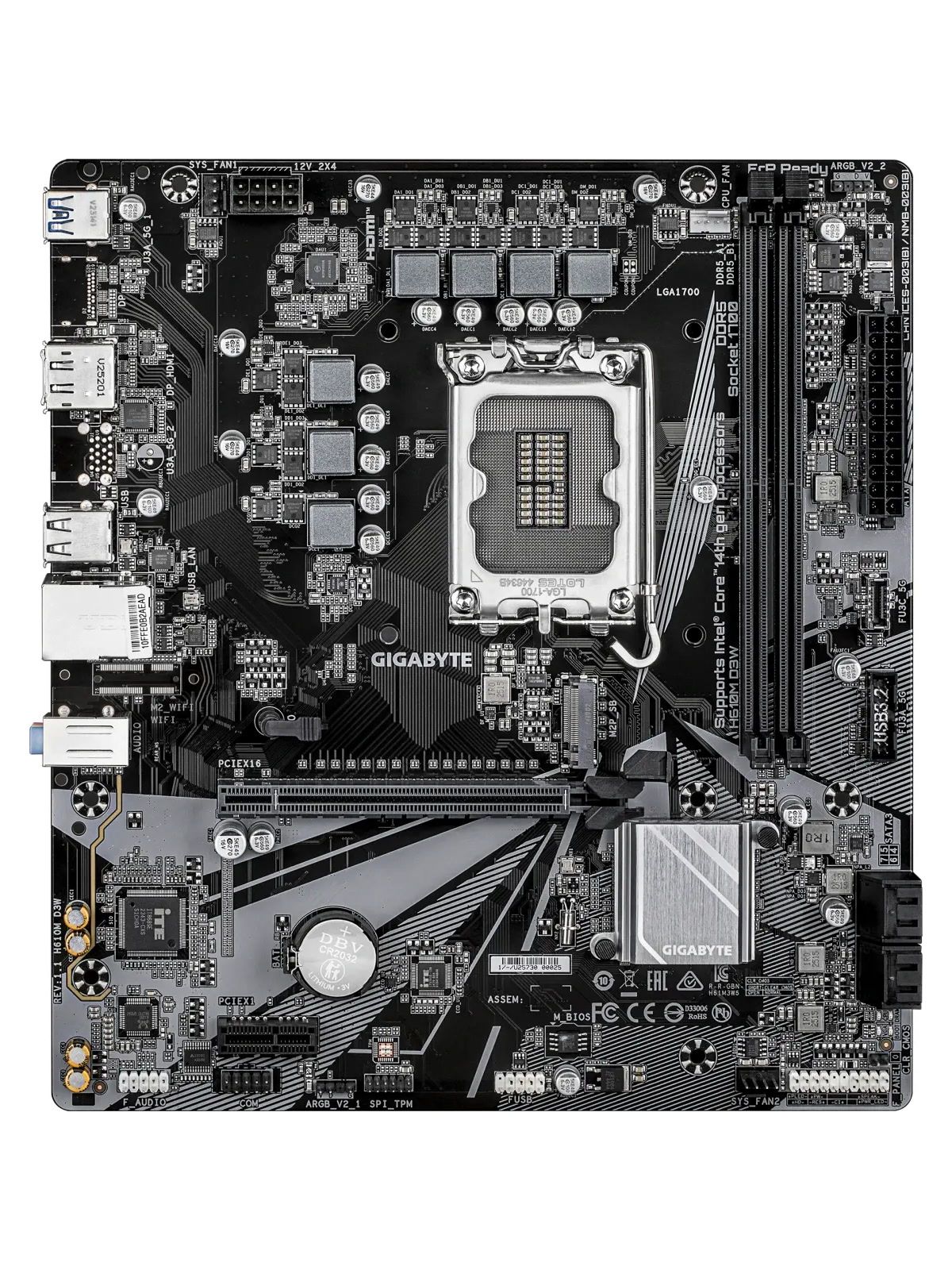 Материнская плата Gigabyte H610M D3W H610M D3W