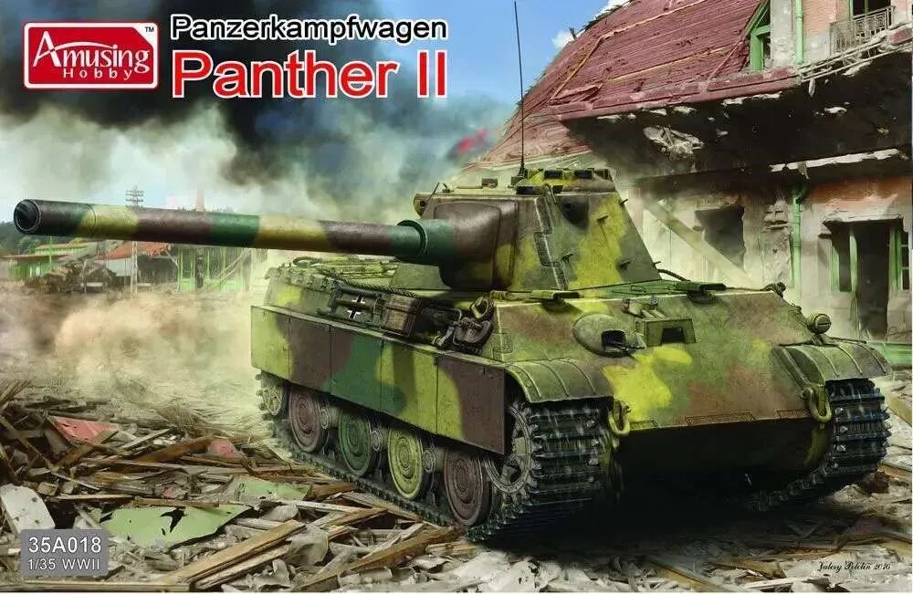 Сборная модель танка Panther II (), масштаб 1/35