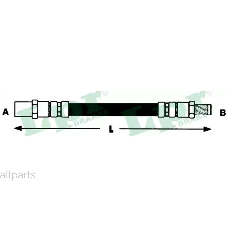 LPR 6T46125 Шланг тормозной