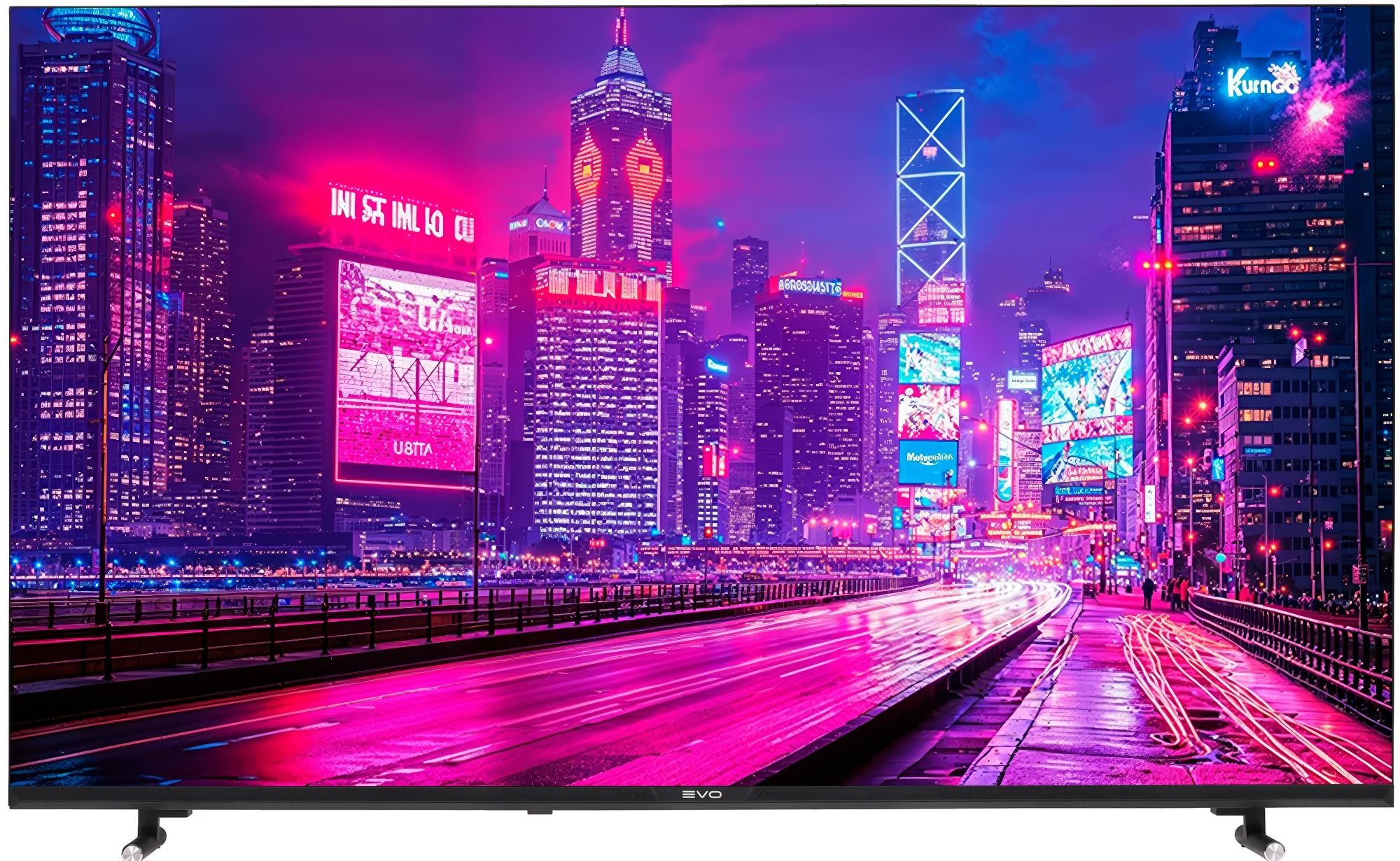 Телевизор EVO TV 43 QLED New 43" (109 см), 4K UHD Smart TV Google TV, HDR, Wi-Fi, черный