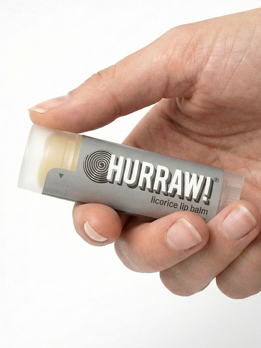 Бальзам для губ HURRAW! Licorice Lip Balm Лакрица