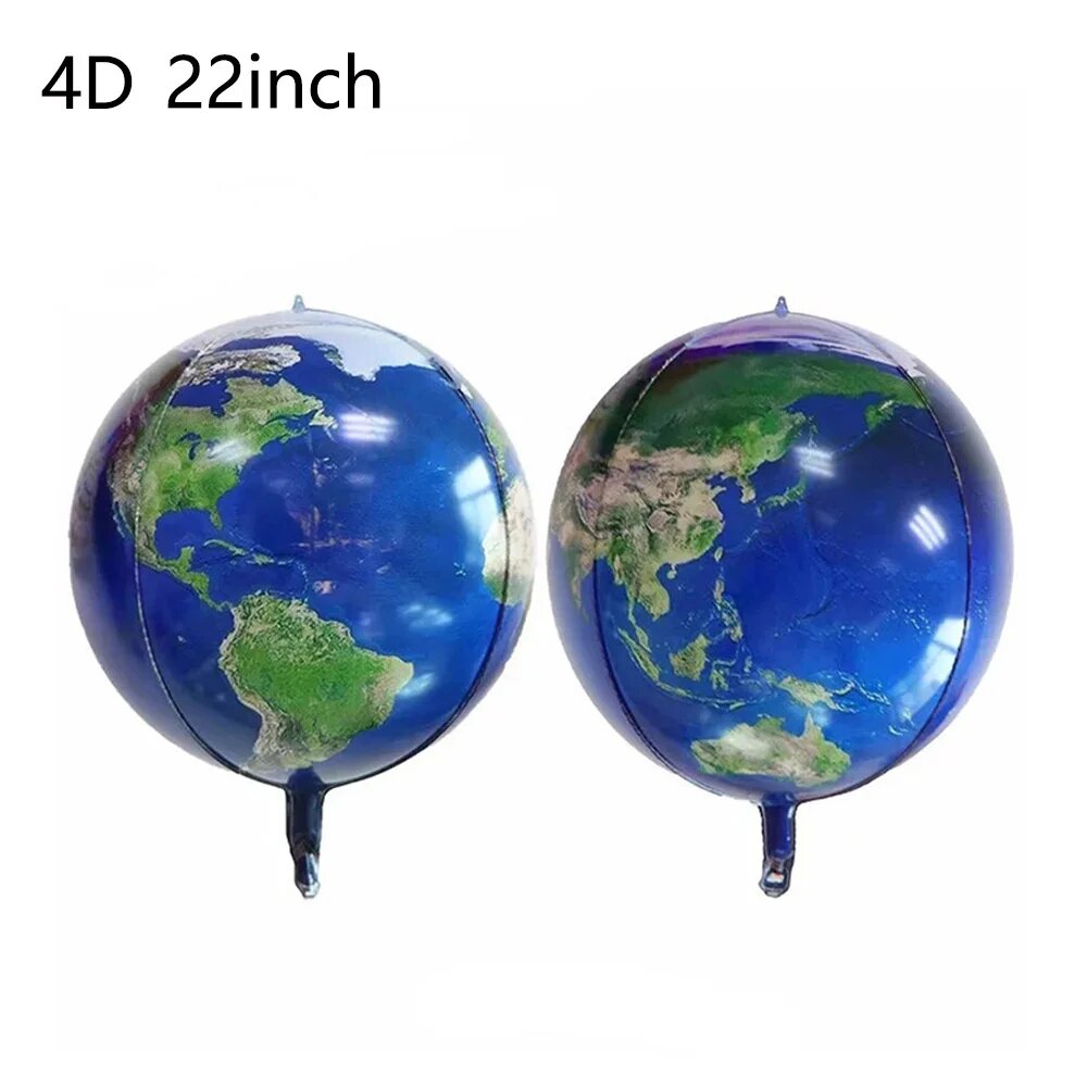 Воздушный шар Земля 4D 22 дюймов, темно-синий