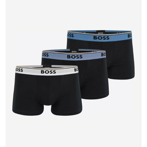 фото Трусы boss trunk power 3 pack, комплект из 3 шт., размер xl, черный