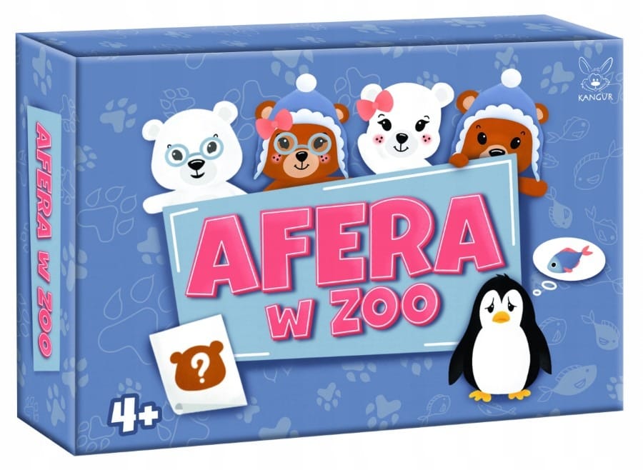 Настольная игра Kangur "Афера в зоопарке", для детей от 4 лет