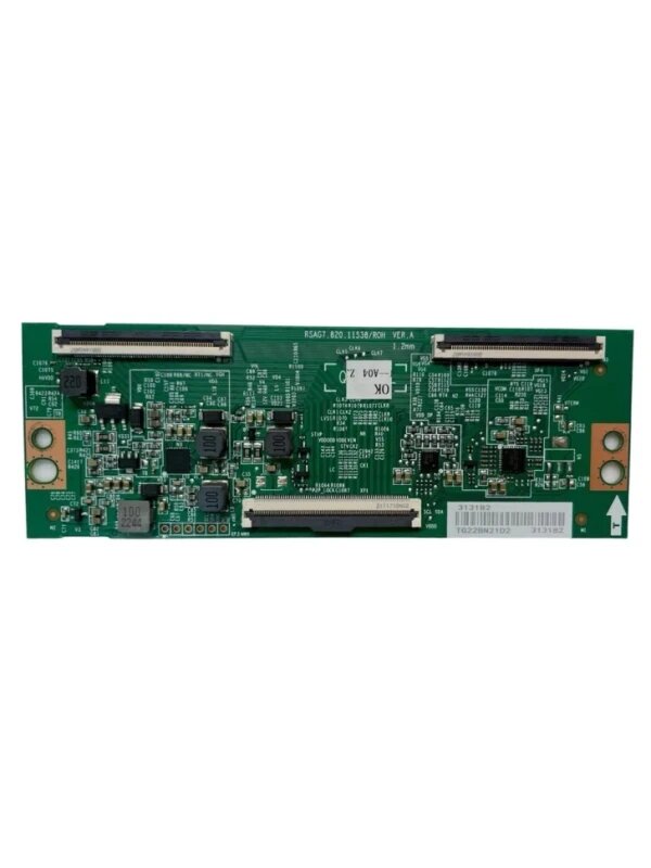 Плата T-Con RSAG7.820.11538/ROH, для телевизора Toshiba 55C350KE, HISENSE 55A6BG