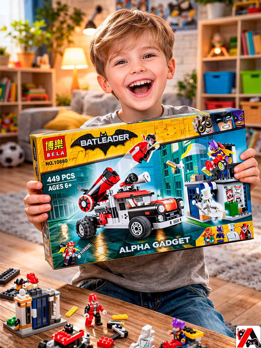 Конструктор Тяжёлая артиллерия Харли Квинн