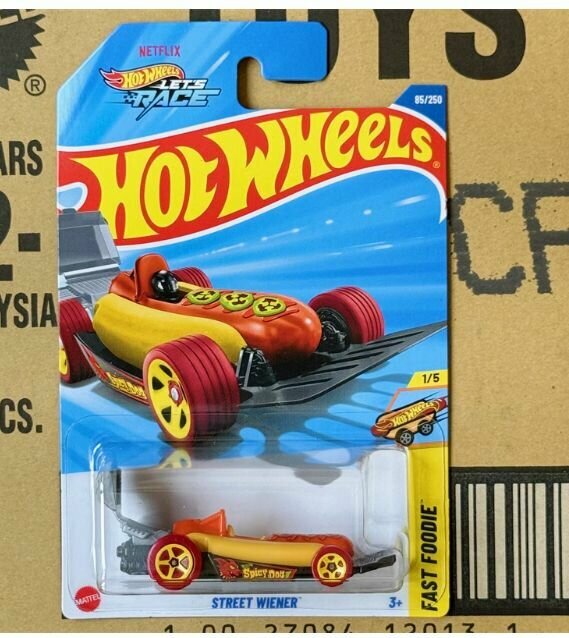 Машинка Mattel MODEL 1:64 STREET WIENER red Die-cast Alloy Model Collection Toy Children Gifts