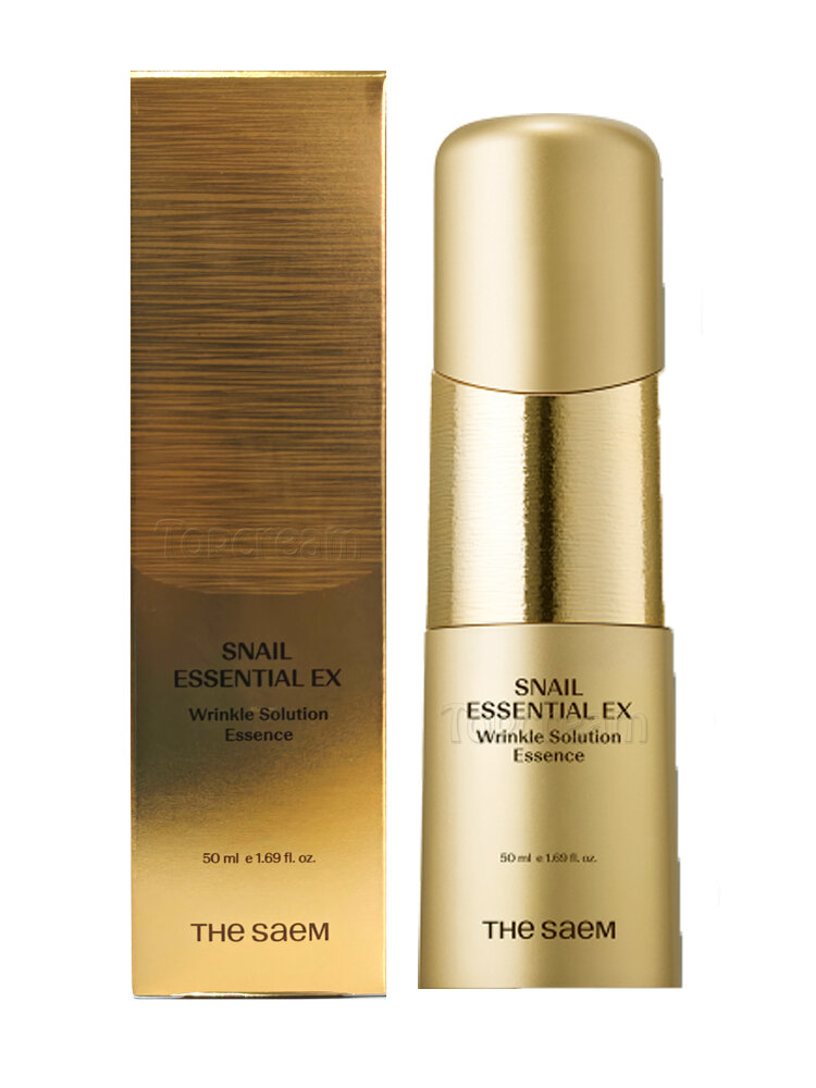 The Saem Антивозрастная эссенция с муцином улитки 50 мл Snail Essential EX Wrinkle Solution Essence
