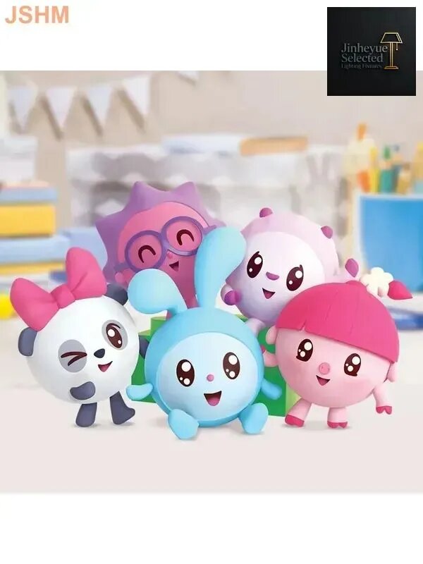 Малышарики фигурки игрушки для ванны набор