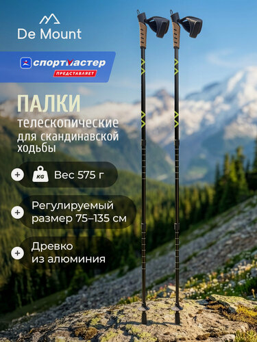 Изображение товара Палки для скандинавской ходьбы De Mount