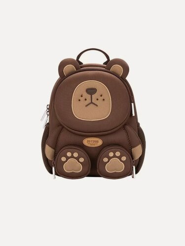 Изображение товара Рюкзак детский, лесные животные, Zoy Zoii, В38, бурый медведь, коричневый
