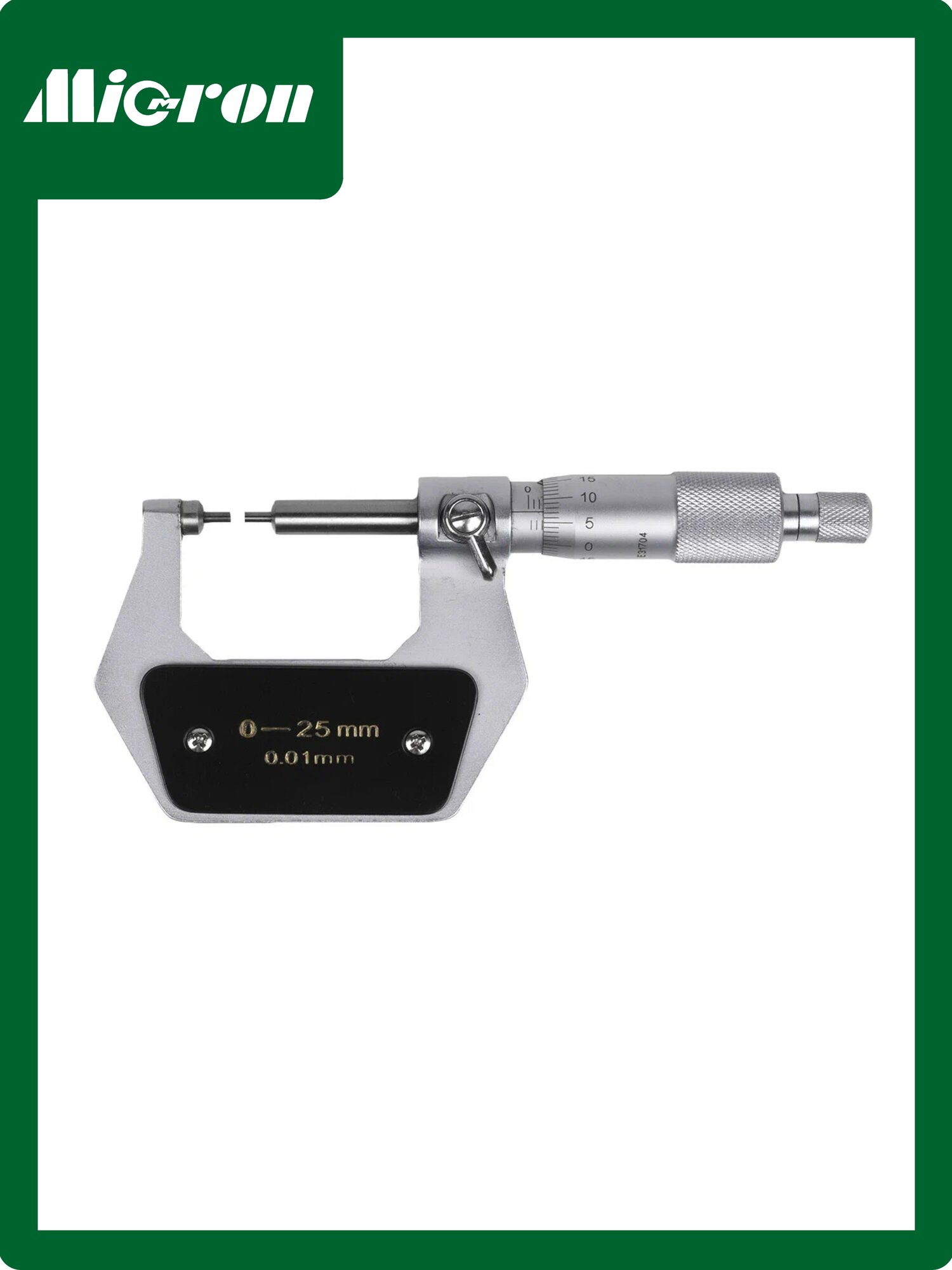 Микрометр с малыми измерительными губками Micron МК-МП- 25 0,01