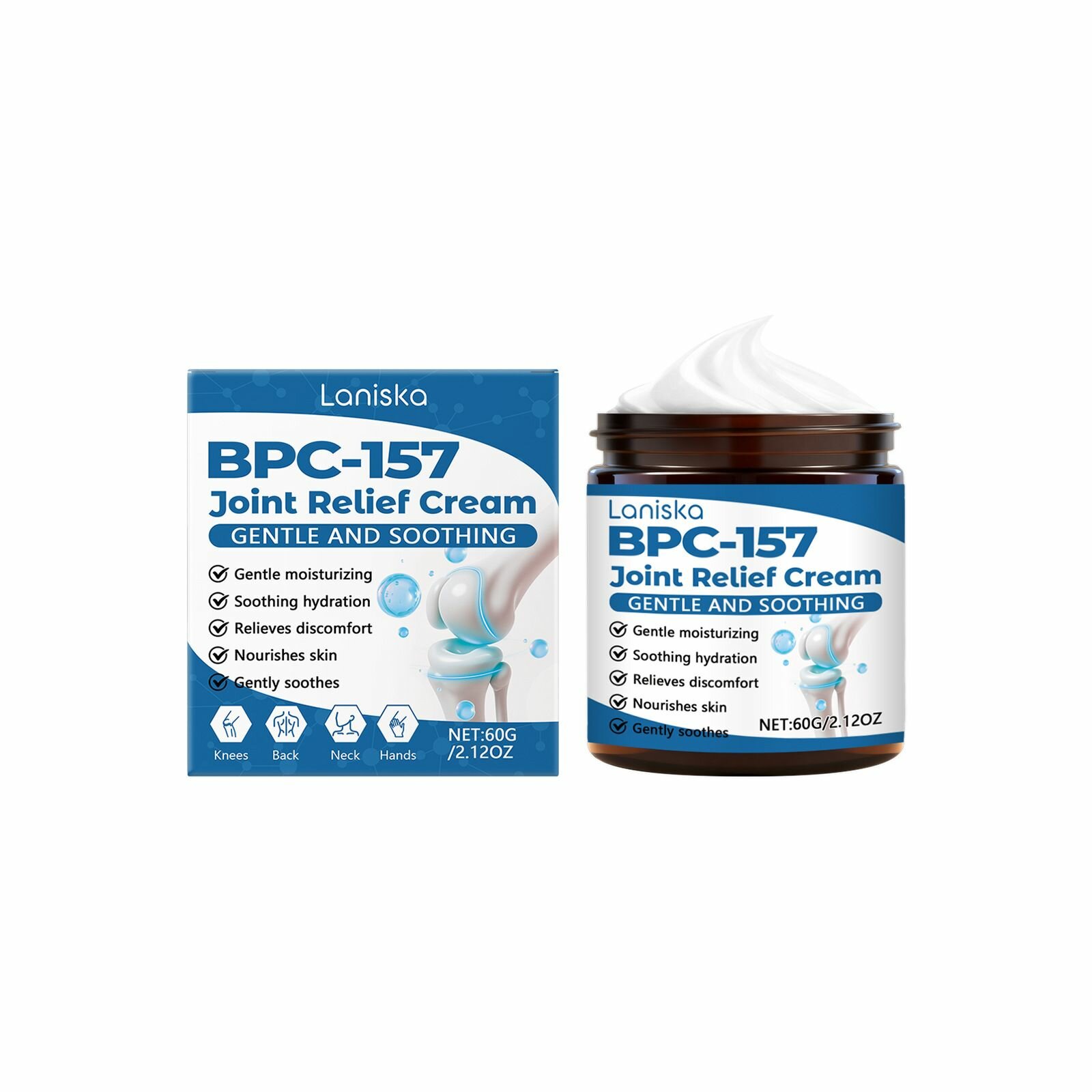 bpc 157 joint cream Laniska BPC-157 Joint Relief Cream 60 г Успокаивающий крем для суставов с  BPC-157 пептидом 1-06-zmy-32 – купить в интернет-магазине zhengguozhong на  Яндекс Маркете, 5546470177