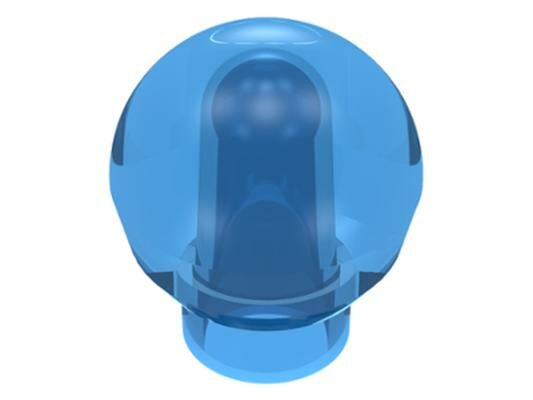 Деталь Lego x12 Brick, Round 1 x 1 with Ball (Finial)