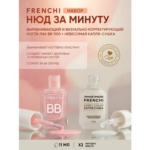 фото Набор лаков "нюд за минуту" frenchi