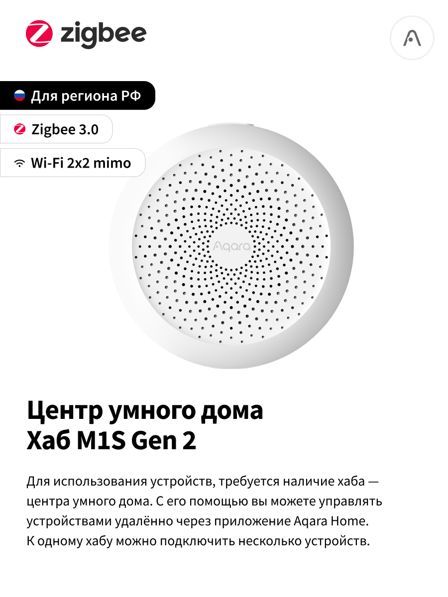 Комплект умного дома Aqara "Доброе утро" SGM125D, Zigbee 3.0 — фото 1