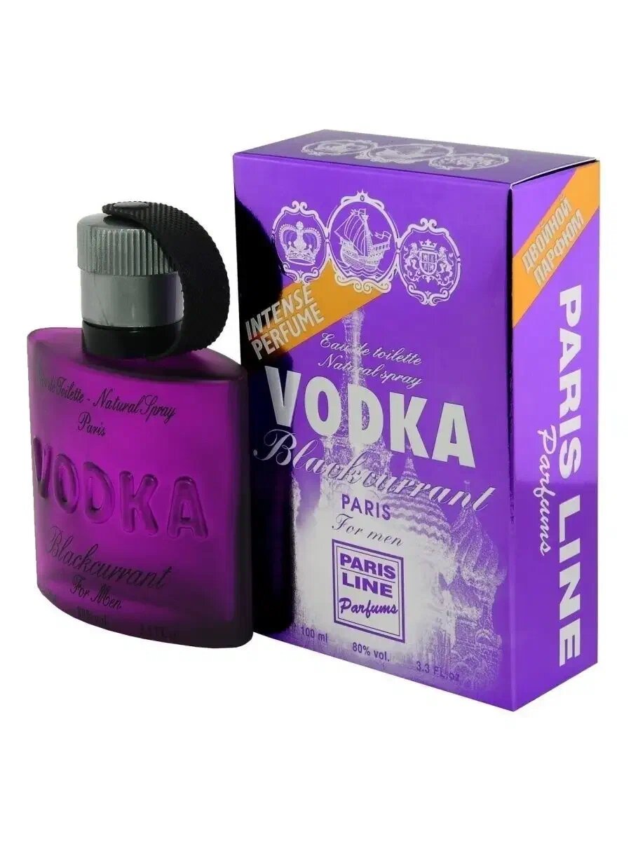Paris Line Parfums "Vodka "Blackcurrant" туалетная вода мужская 100 мл