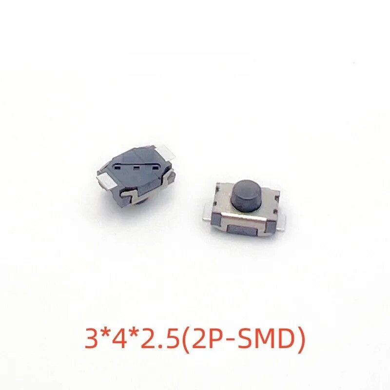 Тактильные кнопки SMD 3x4x2.5-2P (100 шт.)