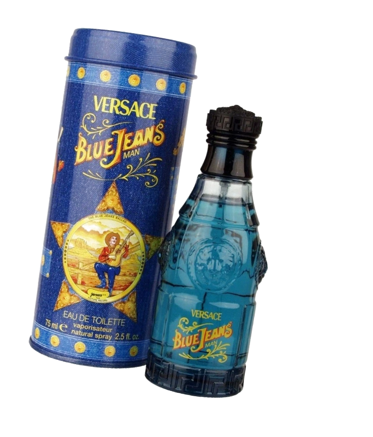 Versace Blue Jeans мужской аромат 75 мл / духи Версаче Блю Джинс синие Джинсы