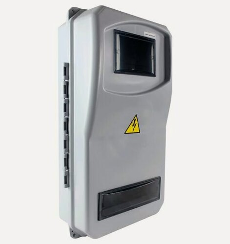 Изображение товара Щит учета выносной ВЩУ-3ф/1-10авт 494х274х130 пластик IP55 крзми