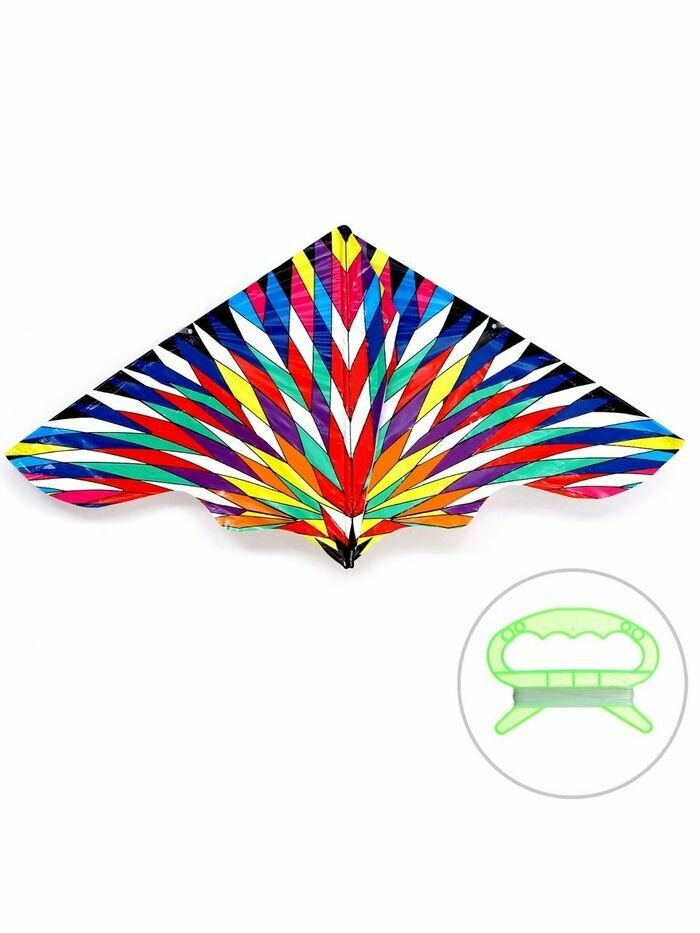 Воздушный змей Funny toys "Полет", прочный материал, яркая расцветка, для улицы