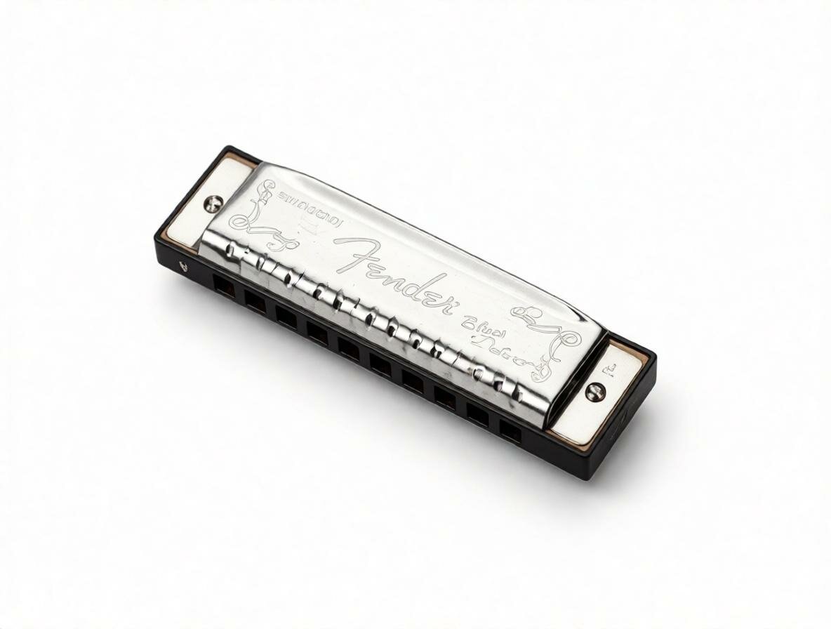 Губная гармоника FENDER Blues Deluxe Harmonica, A диатоническая