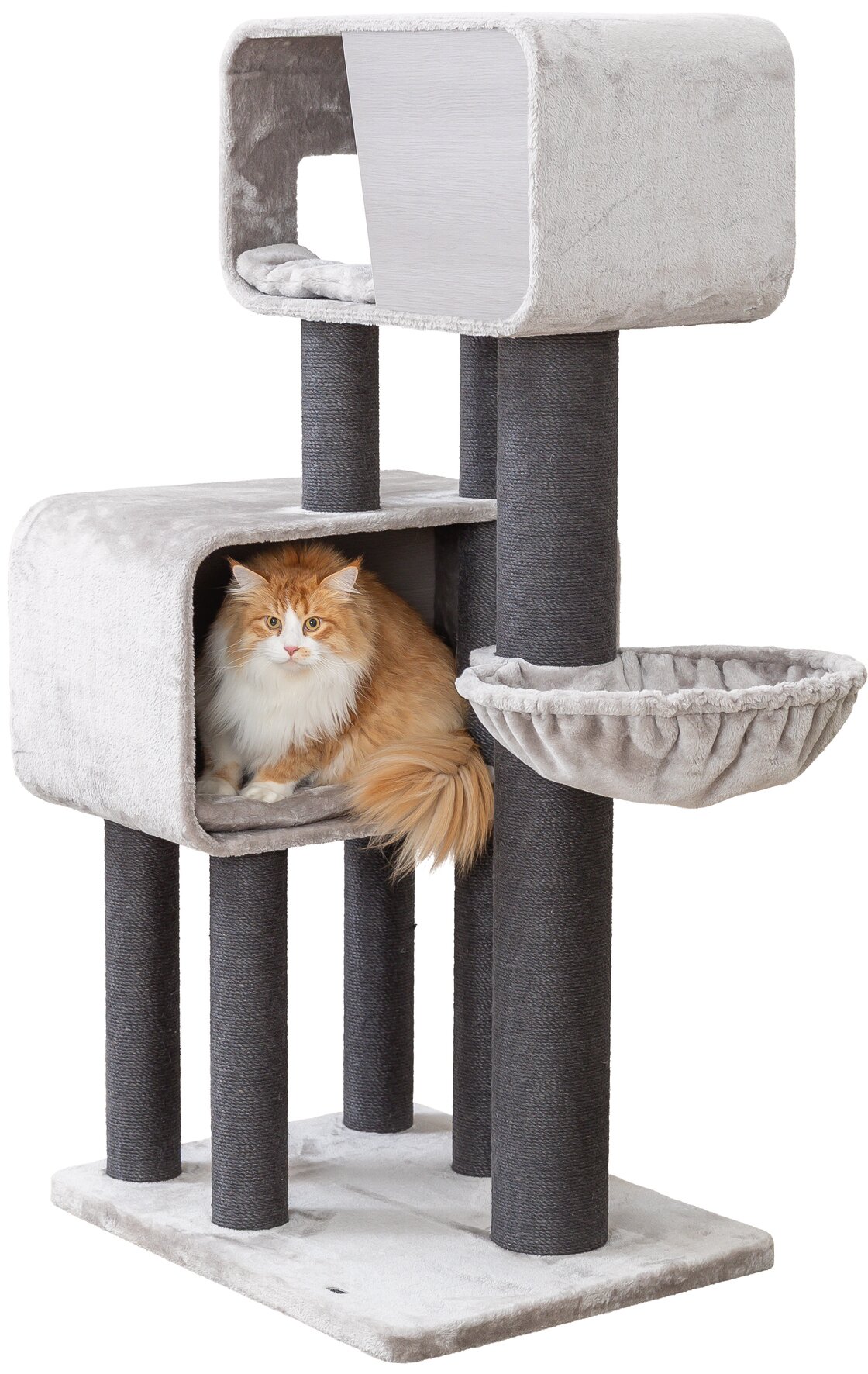 Домик для кошки Rafael XXL, 156 см, серый, Trixie
