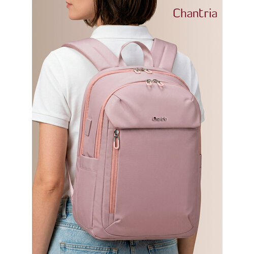 фото Рюкзак женский городской chantria cb00633 для ноутбука 15.6", объем 20 л, повседневный, ручная кладь для путешествий j-11
