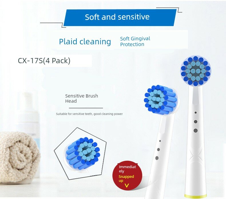 Совместимы с насадками для электрических зубных щеток Braun Oral-B D12, D16, 3757, 3709, сменные насадки с вращающейся