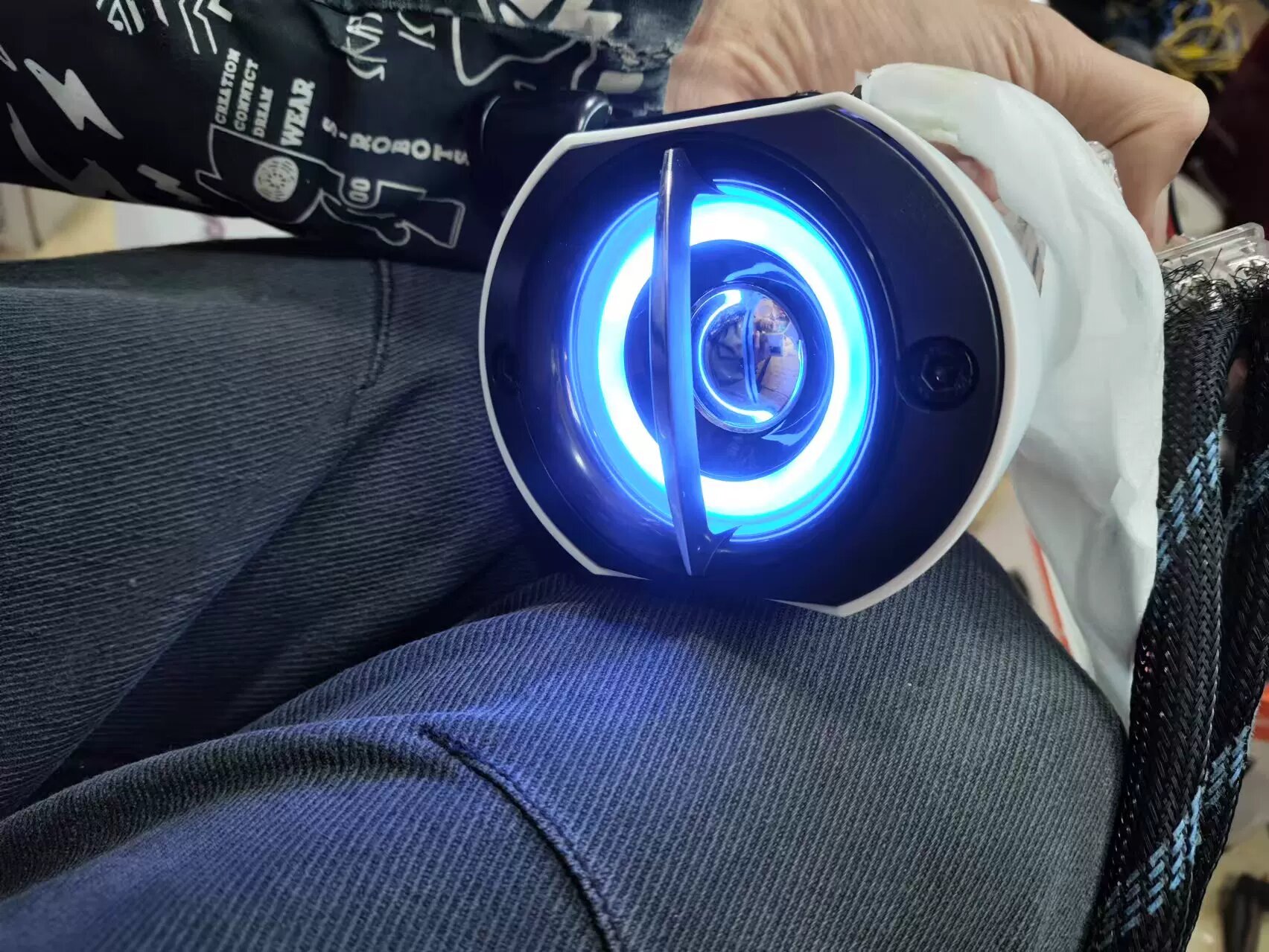 TS-STX510 автомобильный среднечастотный динамик пара черного цвета с LED-подсветкой для универсальной установки