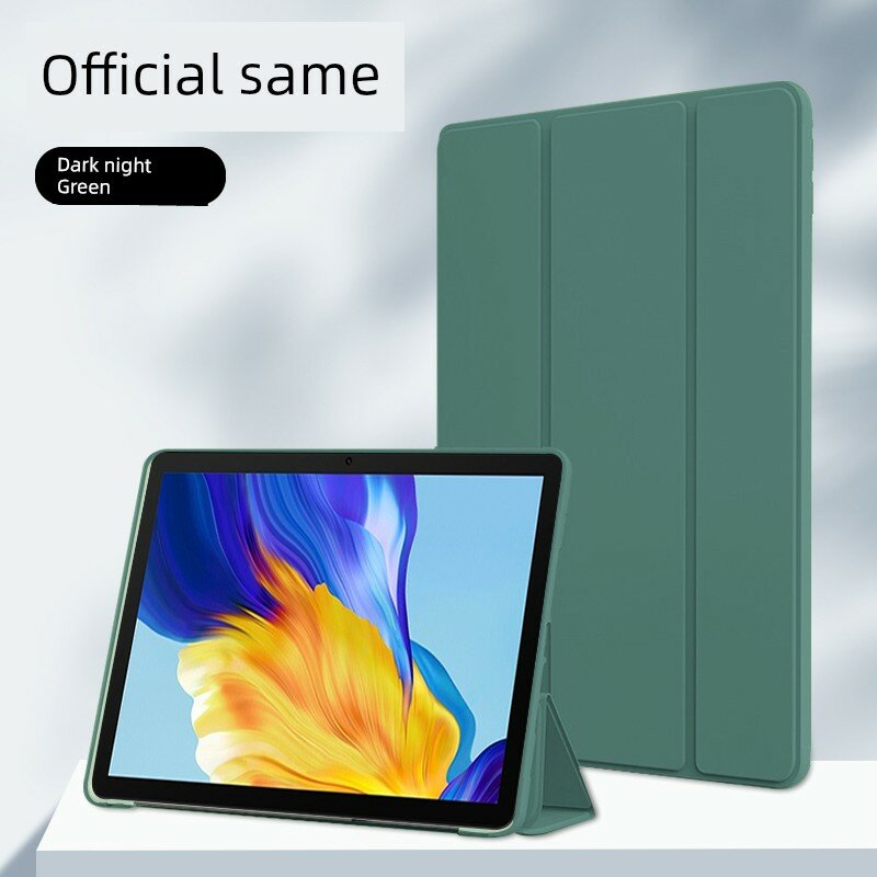 Чехол подходит для Honor Tablet 7, новой модели 10.1inch X7, однотонный чехол V7 из жидкого силикона, Honor Pad7,