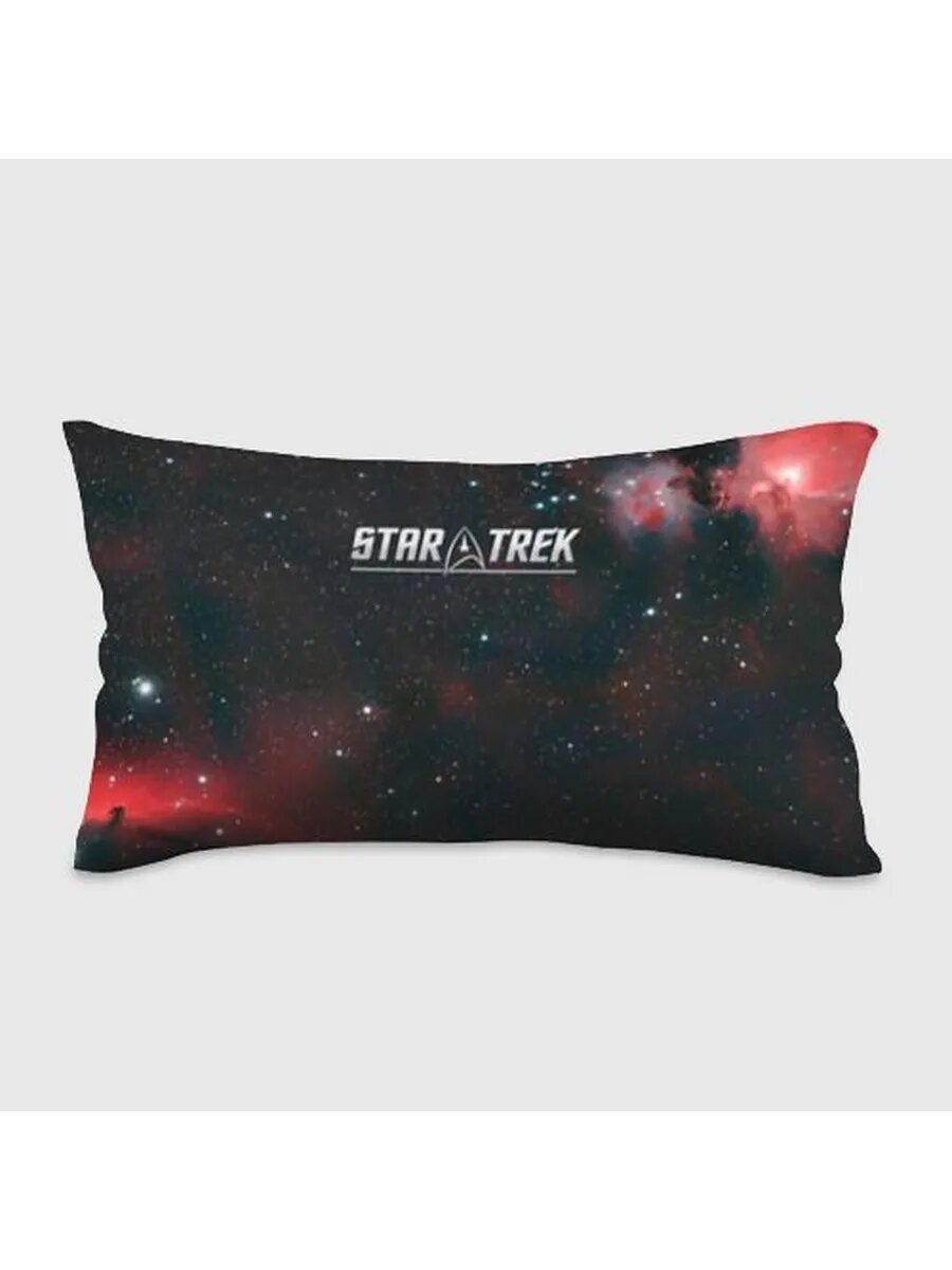 Startrek iron logo and space Подушка