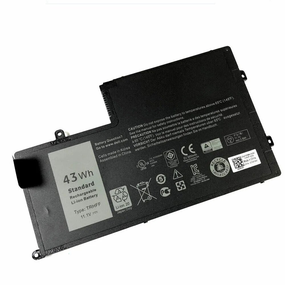 Аккумулятор для ноутбука Dell 3800 мАч, (TRHFF)