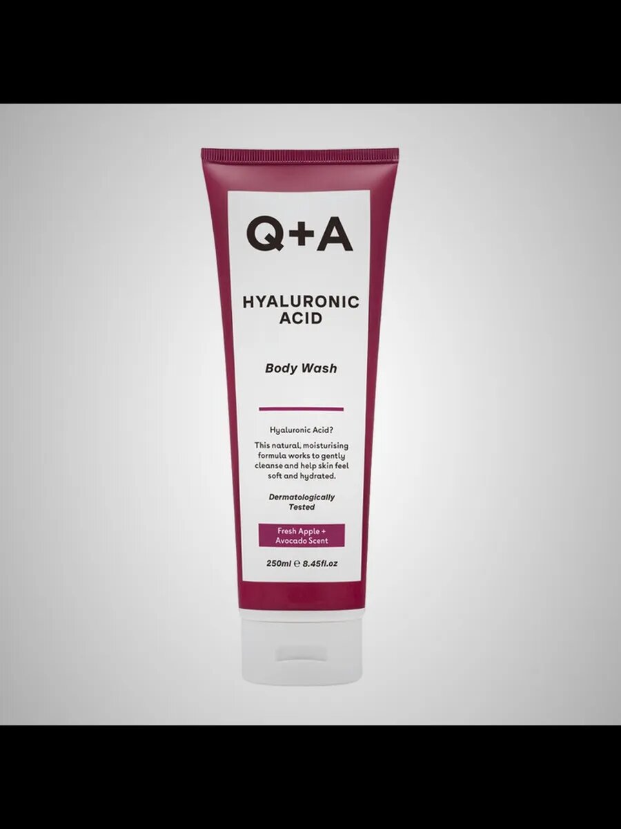 Q+A Hyaluronic Acid Body Wash 250ml Увлажняющий гель для душ