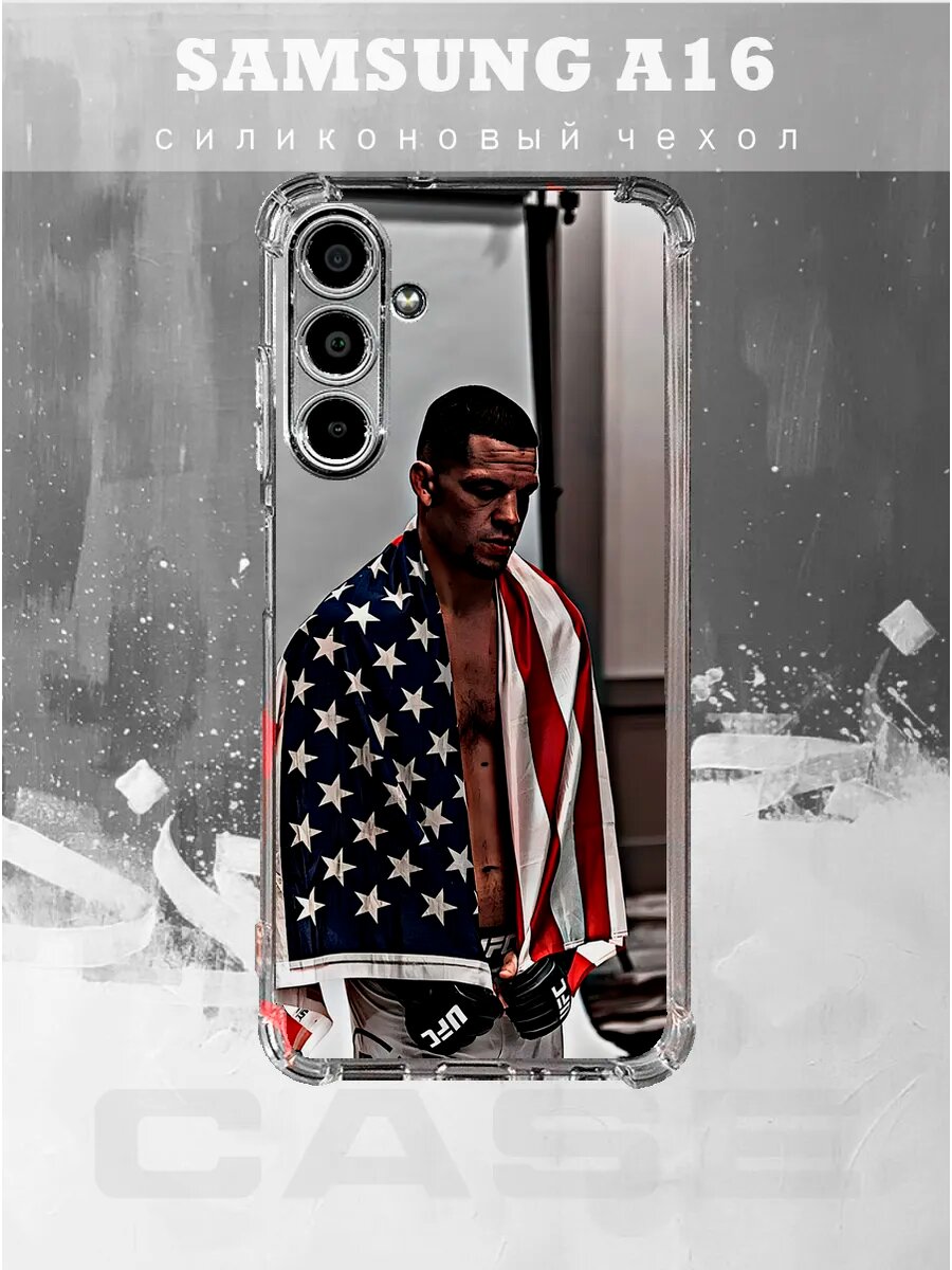 Чехол на SAMSUNG A16 с принтом диаз UFC