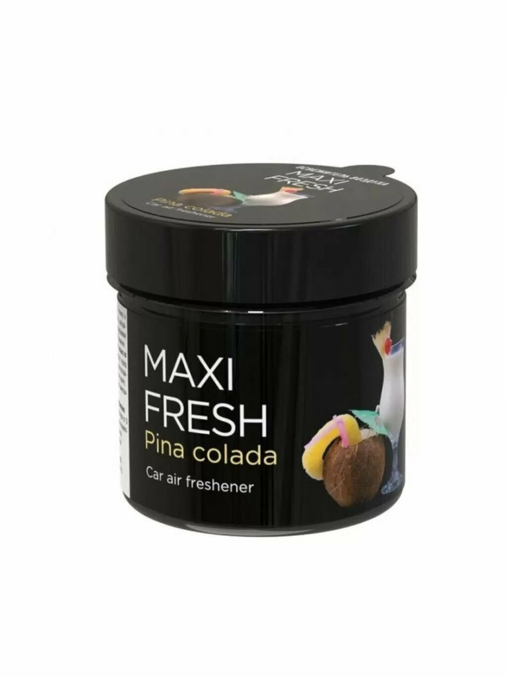 Ароматизатор в машину на панель Maxi Fresh Пина Колада, банка, 46255, освежитель воздуха для автомобиля