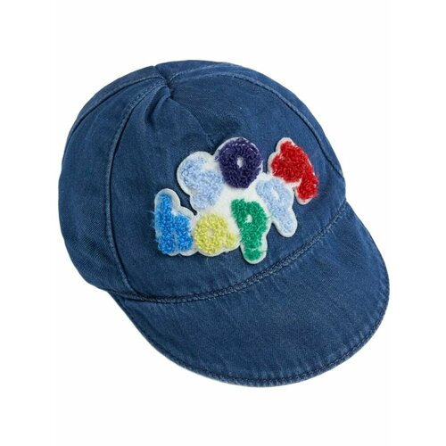 фото Бейсболка mothercare cap для мальчиков, размер 3-6m, синий