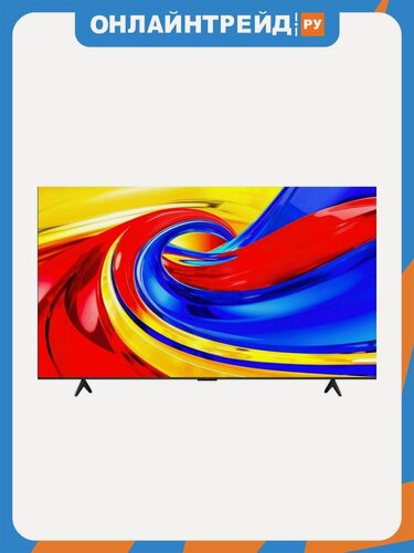 Изображение товара Телевизор Tcl 43P7L-RU, QLED, 4K Ultra HD, черный